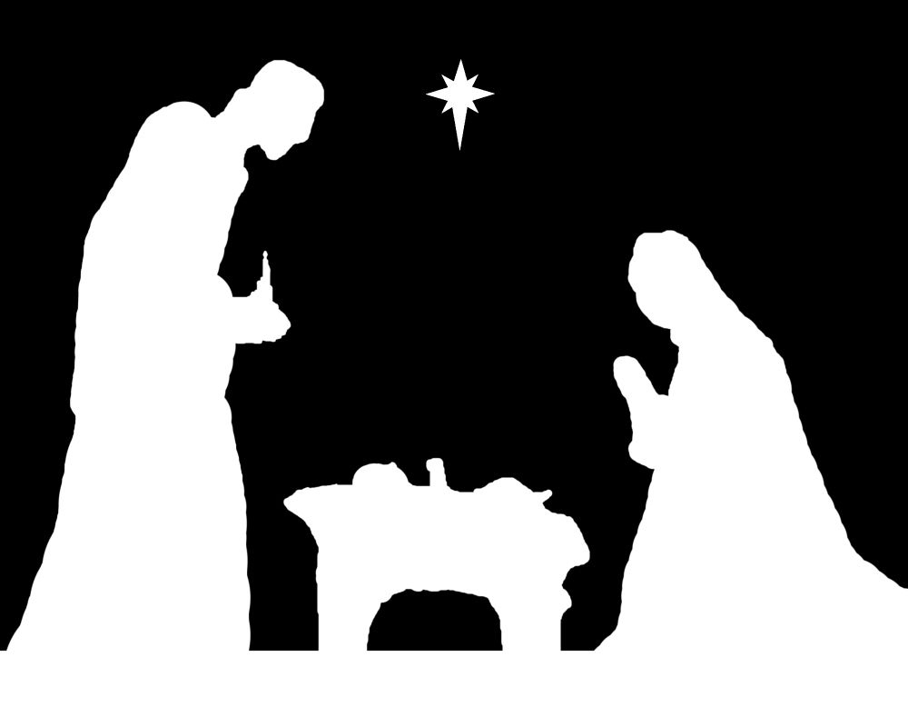 Pindebra Dempsey On Christmas Decorating | Nativity, Christmas - Free Printable Nativity Silhouette