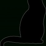 Pindzieciaki W Domu On Kot   Grafiki I Szablony / Cat Silhouette   Free Printable Cat Silhouette