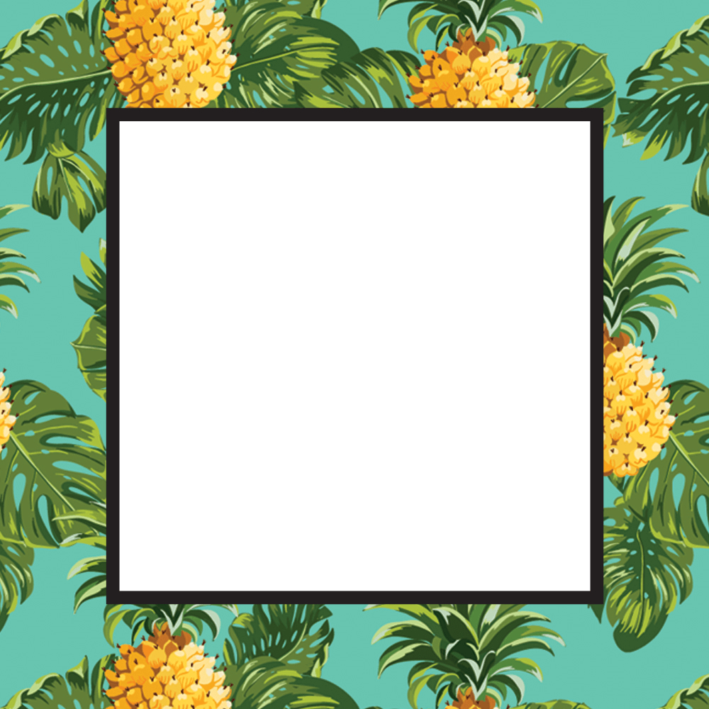 Pineapple Print - Free Printable Summer Party Invitation Template - Free Printable Pineapple Invitations