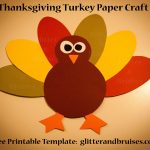 Pinglitter And Bruises On Thanksgiving | Pinterest | Paper   Free Printable Thanksgiving Turkey Template