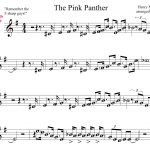 Pink Panther Sheet Music For Mobile The Pink Panther Theme1275   Free Printable Alto Saxophone Sheet Music Pink Panther
