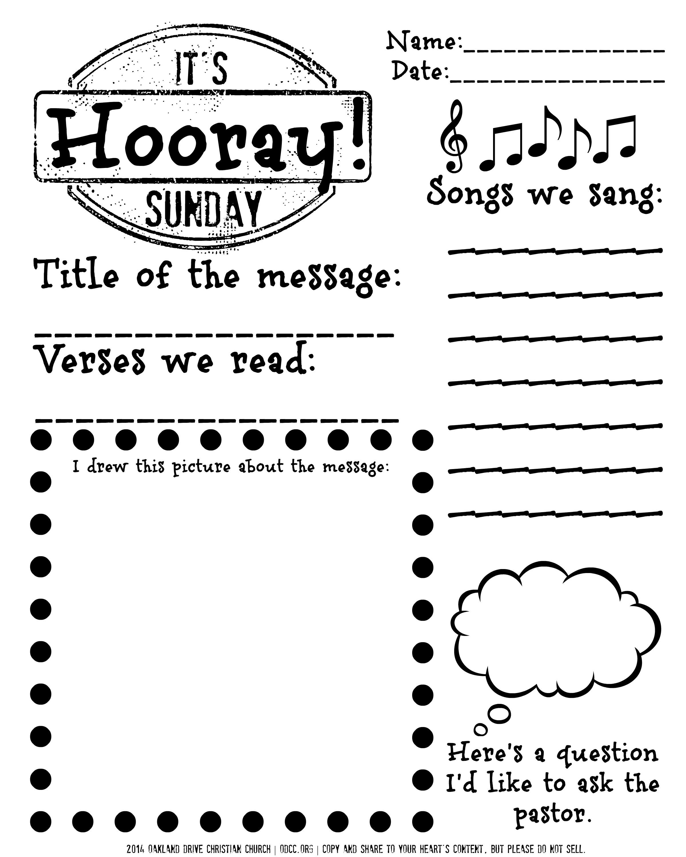 Pinnichole On Children&amp;#039;s Ministry | Pinterest | Sermon Notes - Free Printable Easter Sermons