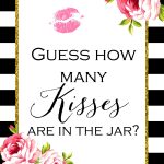 Pinpeggy Williams On Wedding | Pinterest | Bridal Shower   How Many Kisses Game Free Printable