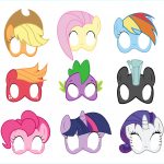 Pinsarah Reddehase On My Little Pony | My Little Pony Birthday   Free My Little Pony Printable Masks