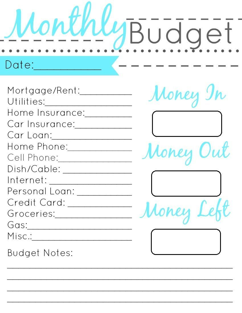 Pintiffany Peppers On Budgeting For Beginners | Pinterest - Free Printable Budget Planner Uk