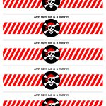 Pirate Birthday Party With Free Printables   How To Nest For Less™   Free Printable Pirate Cupcake Toppers