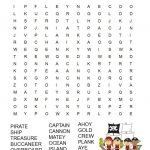 Pirate Word Search Free Printable For Kids   Free Printable Word Finds