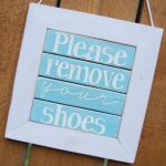 Please Remove Your Shoes Sign   Burton Avenue   Free Printable Remove Your Shoes Sign