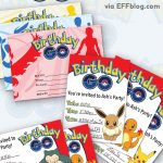 Pokémon Go: Birthday Go Free Printable Invitations   Free Printable Pokemon Birthday Invitations
