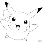Pokémon Go Pikachu Flying Coloring Page | Free Printable Coloring Pages   Free Printable Coloring Pages Pokemon Black White