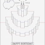 Pop Up Birthday Card Template | My Birthday | Pop Up Card Templates   Free Printable Pop Up Card Templates
