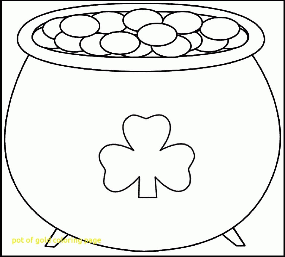 Pot Of Gold Template Free Printable Free Printable