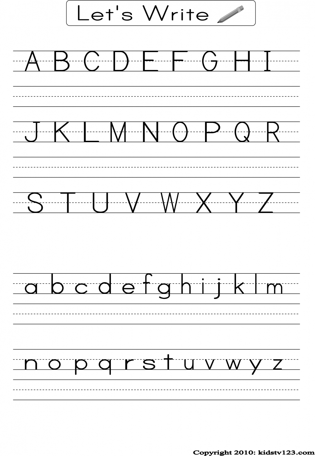 Pre K Writing Worksheets – With Free Printables Also Printable - Free Printable Handwriting Worksheets