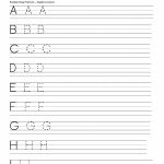 Preschool Alphabet Printables – With Printable Activities Also   Free Printable Handwriting Sheets For Kindergarten