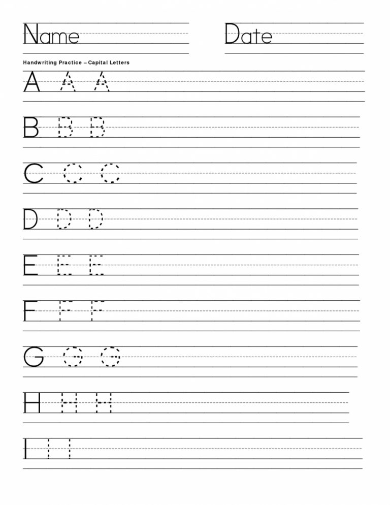 Preschool Alphabet Printables With Printable Activities Also Free