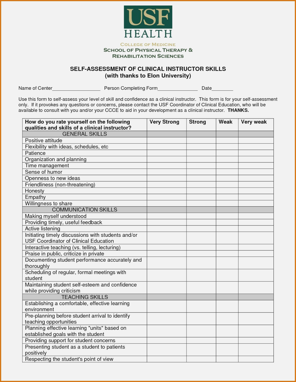 Preschool Assessment Forms Free Printable Skills Assessment Forms - Preschool Assessment Forms Free Printable