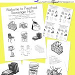 Preschool Open House Free Printable Scavenger Hunt   Tips From A   Free Printable Scavenger Hunt
