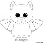 Print Midnight Beanie Boo Coloring Pages | Embroidery Patterns   Free Printable Beanie Boo Coloring Pages