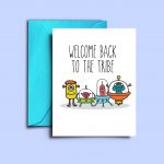 Printable Alien Welcome Home Cards Welcome Back Dad Greeting Cards   Welcome Home Cards Free Printable
