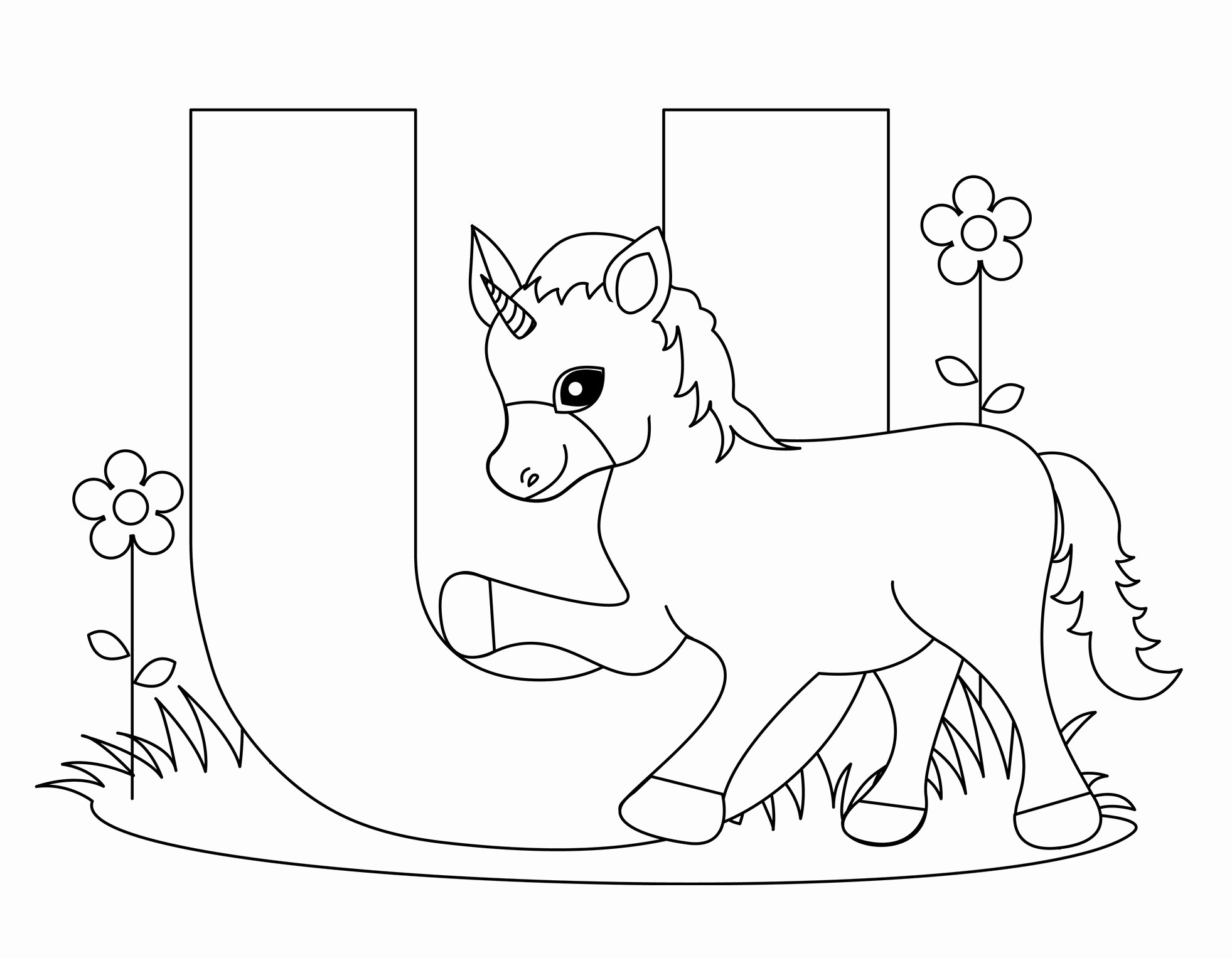 Printable Alphabet Coloring Pages | Popisgrzegorz - Free Printable Alphabet Coloring Pages