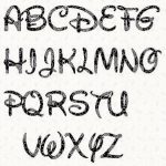 Printable Alphabet Letter Stencil: Walt Disney Alphabet Template In   Free Printable Disney Font Stencils