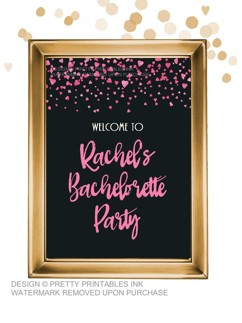 Printable Bachelorette Party Signs Set Of 3 / Printable | Etsy - Free Printable Bachelorette Signs