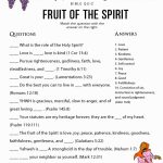 Printable Bible Quiz: Fruit Of The Spirit | Free Download Intended   Free Printable Bible Trivia Questions And Answers