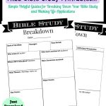 Printable Bible Study Guide | Brittney Moses   Bible Lessons For Adults Free Printable