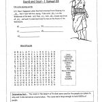 Printable Bible Study Worksheets Lessons For Youth Free Children's   Free Printable Children's Bible Lessons Worksheets