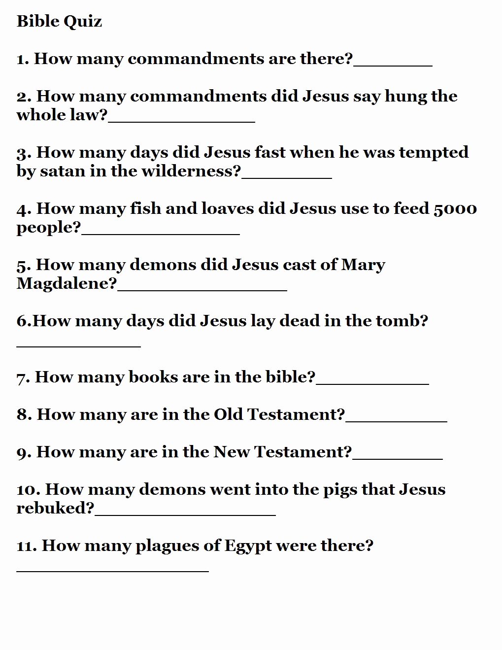 Printable Bible Trivia – Rtrs.online - Free Printable Bible Trivia For Adults