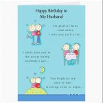 Printable Birthday Cards For Husband Beautiful 20 Elegant Funny   Free Printable Birthday Cards For Husband