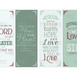 Printable Bookmarks With Bible Verses 2018 | Corner Of Chart And Menu   Free Printable Bookmarks With Bible Verses