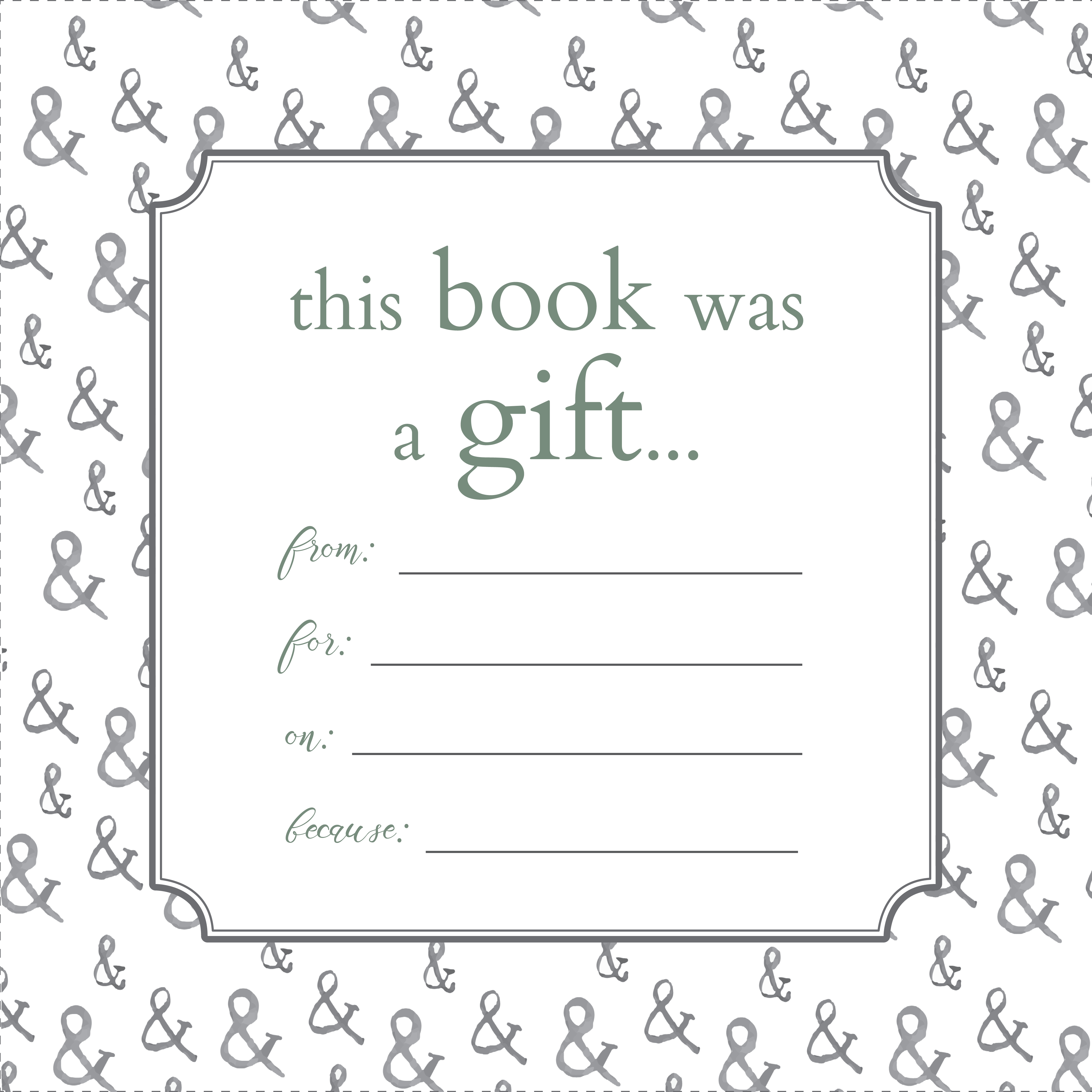 Printable Bookplates For Donated Books | Labels For Book | Books - Free Printable Christmas Bookplates