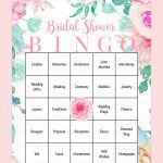 Printable Bridal Shower Bingo Cards | Bridal Showers | Bridal Shower   Free Printable Bridal Shower Bingo