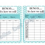 Printable Bunco Score Cards   Printable Cards   Free Printable Bunco Score Sheets