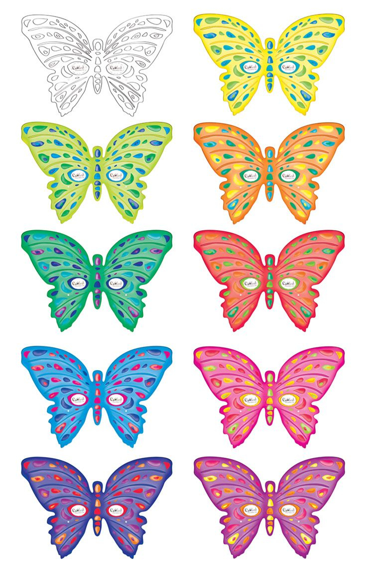 Printable Butterfly Masks - Coolest Free Printables | Saving - Free Printable Butterfly Cutouts