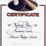 Printable Certificates For Baseball | Download Them Or Print   Free Printable Baseball Certificates