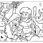 Printable Christmas Coloring Page Snowy Church With Icicles. New   Free Printable Bible Christmas Coloring Pages