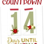 Printable Christmas Countdown | Holidays: Christmas | Pinterest   Christmas Countdown Free Printable