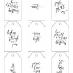 Printable Christmas Gift Tags Make Holiday Wrapping Simple   Christmas Gift Tags Free Printable Black And White