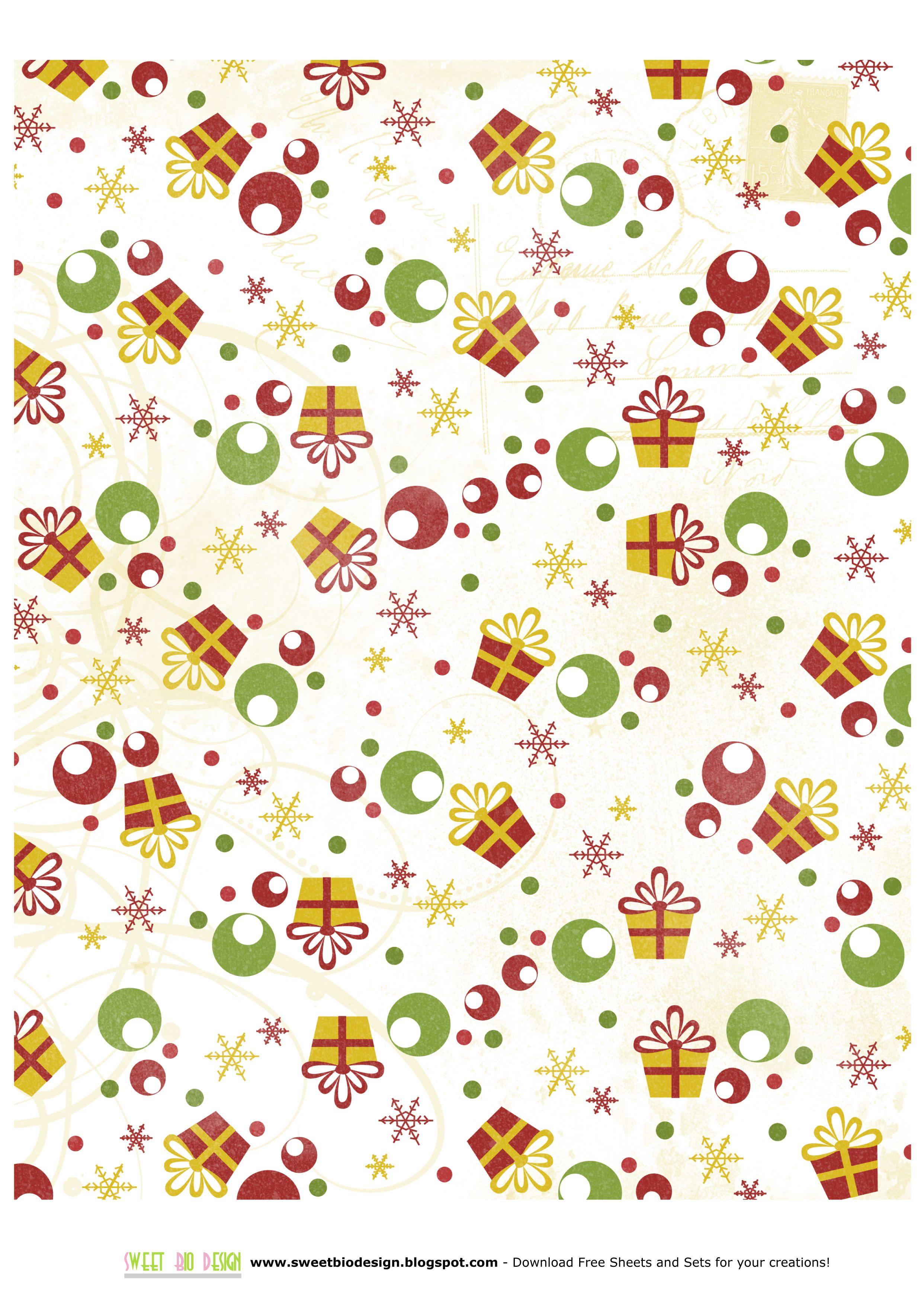 Printable Christmas Paper | Christmas~Background Papers | Pinterest - Free Printable Santa Paper