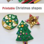 Printable Christmas Shapes | Diy | Christmas, Christmas Crafts Og   Free Printable Christmas Cutouts