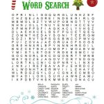 Printable Christmas Word Search For Kids & Adults   Happiness Is   Free Printable Christmas Word Games