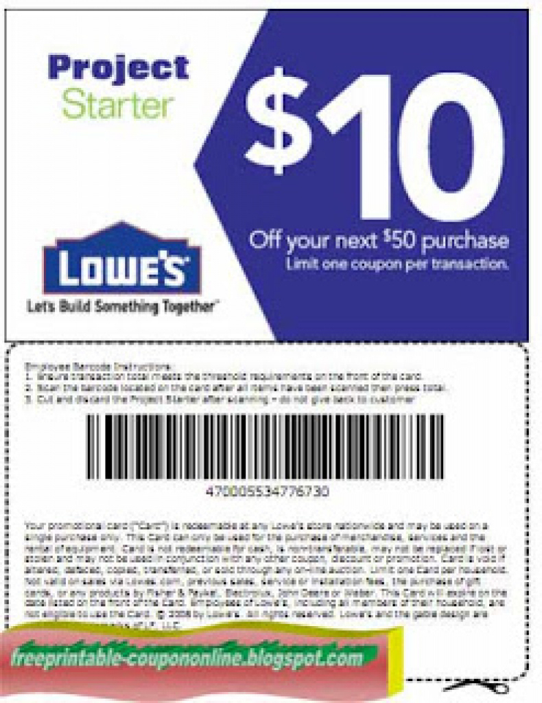 Printable Coupons 2018: Lowes Coupons Throughout Lowes Coupon - Lowes Coupon Printable Free
