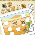 Printable Desert Animals File Folder Game | Homeschool | Pinterest   Free Printable Preschool Folder Games
