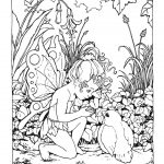Printable Difficult Coloring Pages: Print Free Printable Coloring   Free Printable Coloring Pages Fairies Adults
