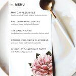 Printable Dinner Party Menu Template | Party Planning | Pinterest   Free Printable Dinner Party Menu Template