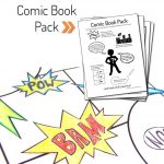 Printable Diy Comic Book Pack And Drawing Resources | Free   Free Printable Crafts