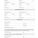 Printable Emergency Contact Form Template | Home Daycare | Pinterest   Free Printable Daycare Forms For Parents