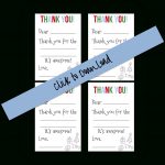 Printable Fill In The Blank Thank You Notes (Free Download) | Diy   Fill In The Blank Thank You Cards Printable Free
